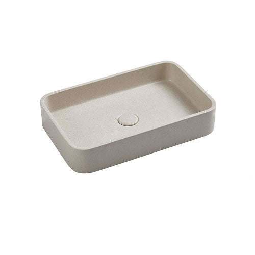 Calista Concrete Above Counter Basin 506x326mm - Various Colours
