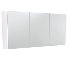 Mirror Cabinet Pencil Edge 1500mm - White