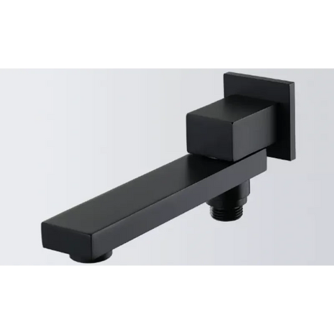 Square Bath Wall Swviel Spout with Built-in Diverter - Various Colours