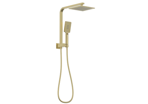 Square Compact Dual Shower Rail - Various Colours