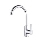Side Lever Gooseneck Kitchen / Laundry Sink Mixer - Chrome (Display Clearance)