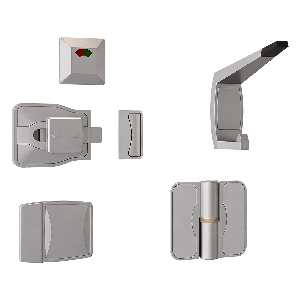 Moda Spring Kit in Satin Chrome Plate - MODASP-LH3-MODA-MH-MB-SCP (Left Hand)
