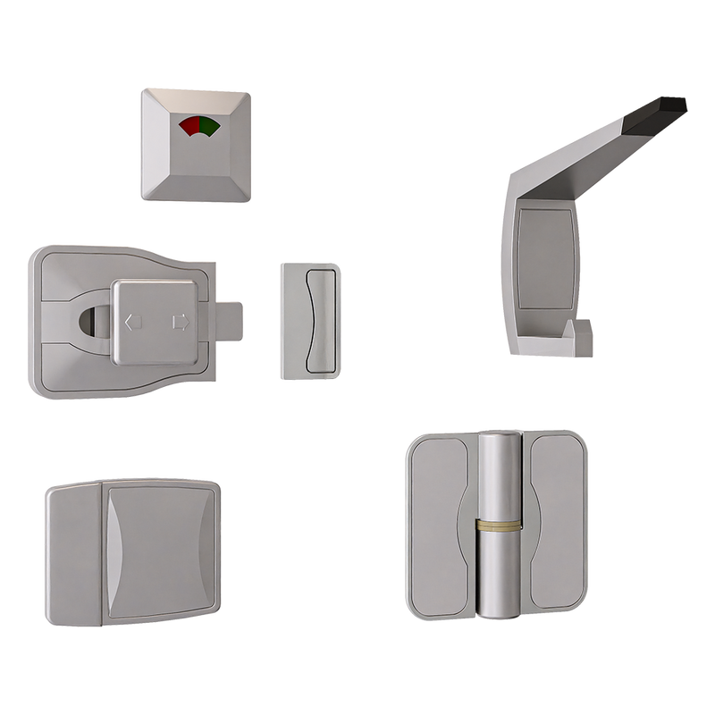 Moda Spring Kit in Satin Chrome Plate - MODASP-LH3-MODA-MH-MB-SCP (Left Hand)