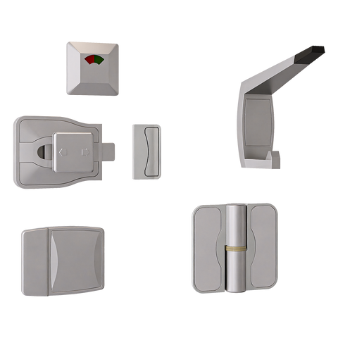 Moda Spring Kit in Satin Chrome Plate - MODASP-RH3-MODA-MH-MB-SCP (Right Hand)