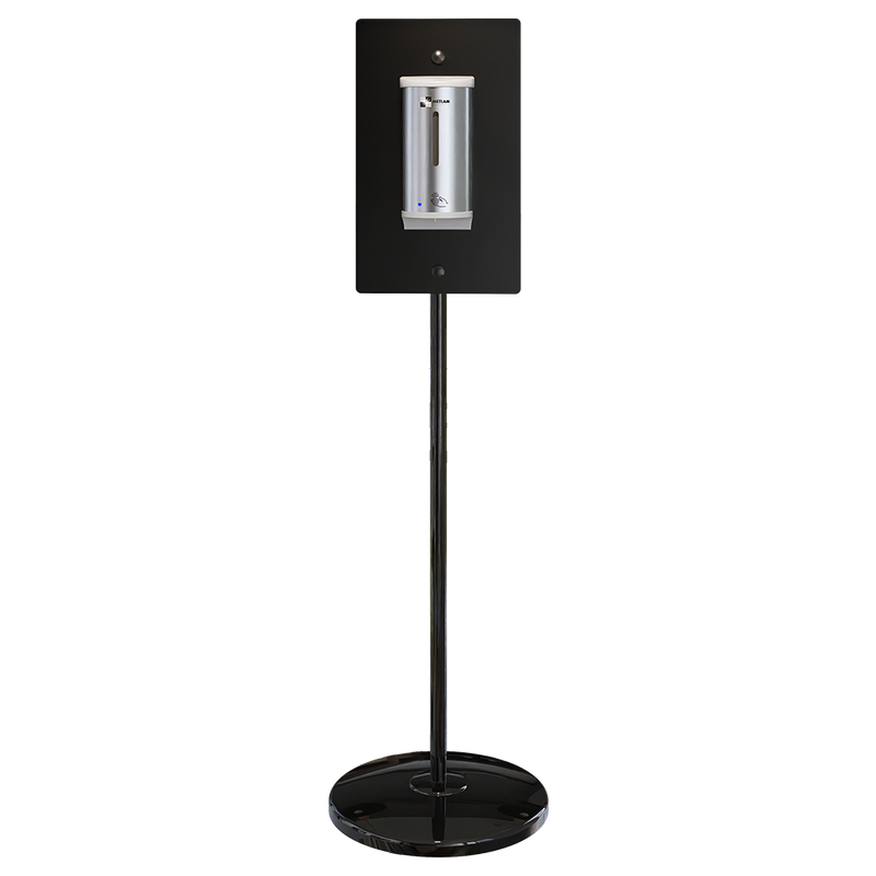 Hygiene Station Kit in Designer Black and Satin Stainless Steel - ML_HYGSTATION_BLK_SS