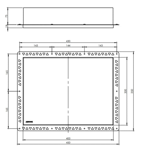 Premium Stainless Steel Shower Wall Niche - Various Colours & Sizes