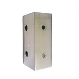 10mm Square Wall Bracket - Brushed Nickel