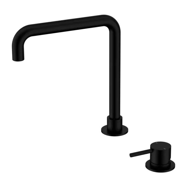 Nero Tapware BM28 Mecca Hob Mounted Basin / Bath Mixer / Kitchen / Laundry Square Swivel Spout - Various Colours