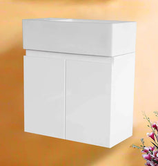 BV33WH Compact Wall Hung Vanity 500x250mm - Various Colours