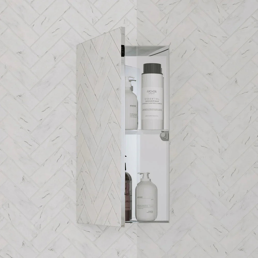 Concealed Stainless Steel Shower Wall Niche - Various Sizes
