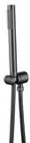 Round Slim Hand Shower On Holder - Various Colours
