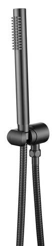 Round Slim Hand Shower On Holder - Various Colours