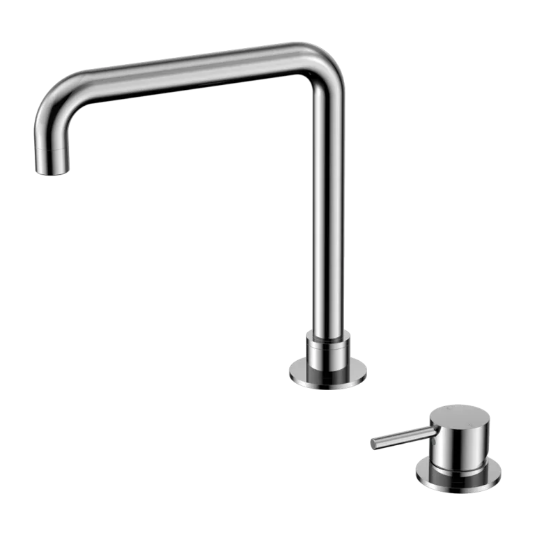 Nero Tapware BM28 Mecca Hob Mounted Basin / Bath Mixer / Kitchen / Laundry Square Swivel Spout - Various Colours