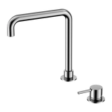 BM28 Mecca Hob Mounted Basin / Bath Mixer / Kitchen / Laundry Square Swivel Spout - Various Colours