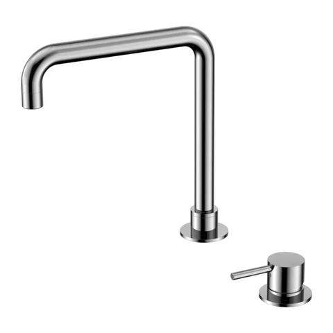 Nero Tapware BM28 Mecca Hob Mounted Basin / Bath Mixer / Kitchen / Laundry Square Swivel Spout - Various Colours