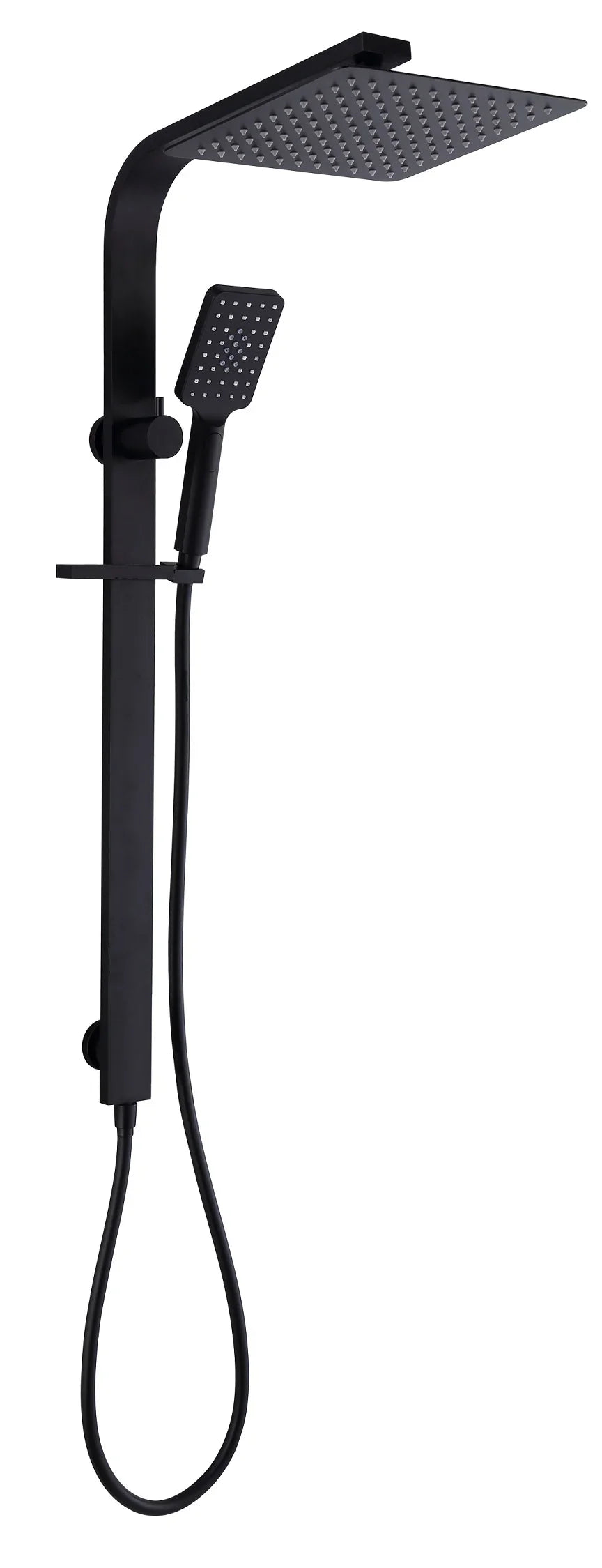 Empire Square Dual Shower Rail - Various Colours