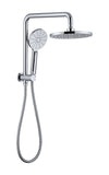 Round Compact Dual Shower Rail - Various Colours