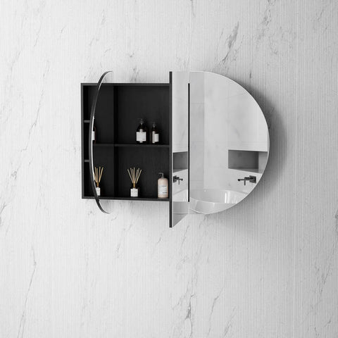 Oval Mirror Cabinet Pencil Edge 900x600 / 1200x750 / 1500x900mm - Various Colours