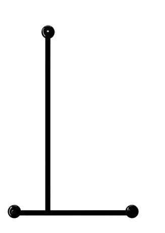 CARE Grab Rail T Bar Left/Right Hand Side - Various Colours