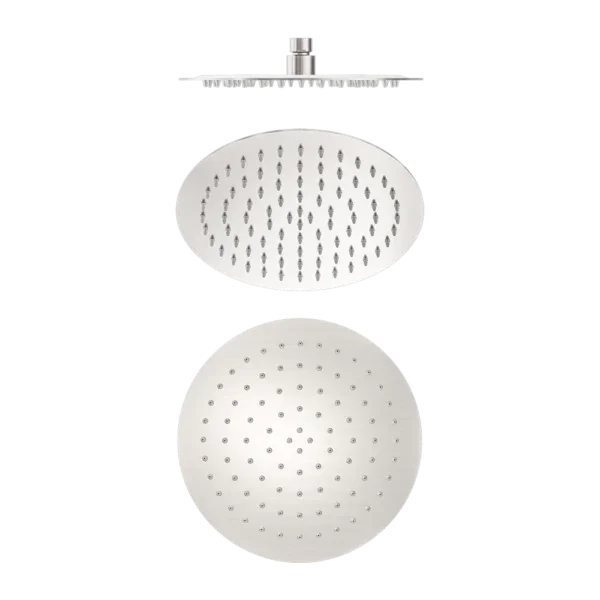 Thin Round Overhead Shower Head 250mm (Stainless Steel Made) - Various Colours