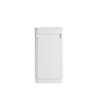 BV91 Compact Fluted Floor Mounted Ensuite Vanity 450x295mm - Various Colours