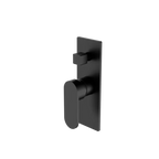 Ecco Shower / Bath Mixer with Diverter (Rectangle Backplate) - Various Colours