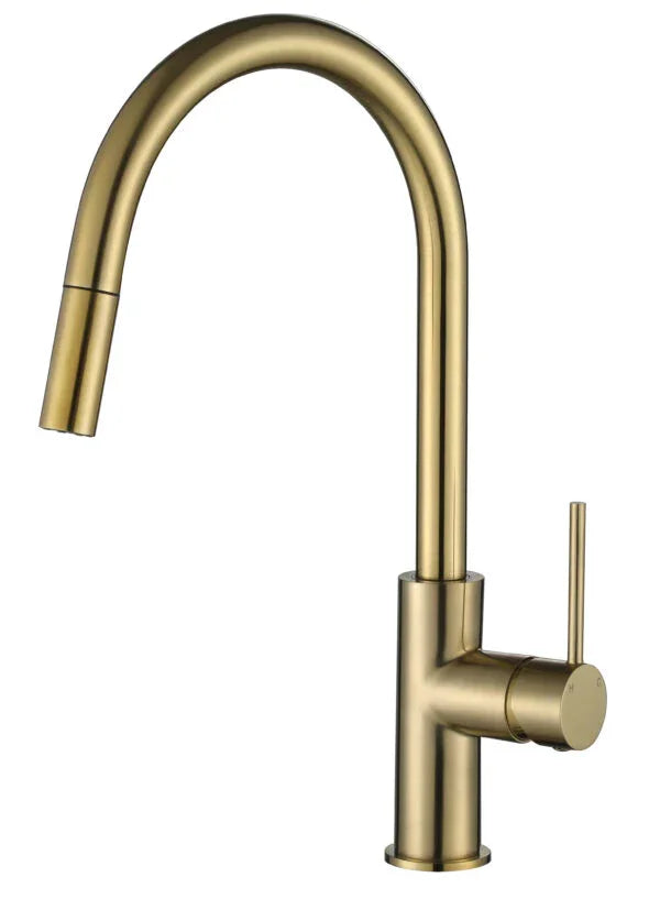 Newport Kitchen / Laundry Sink Mixer with Pullout Vegie Spray - Various Colours