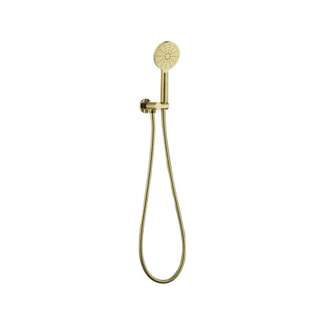 Round Hand Shower On Holder - Various Colours
