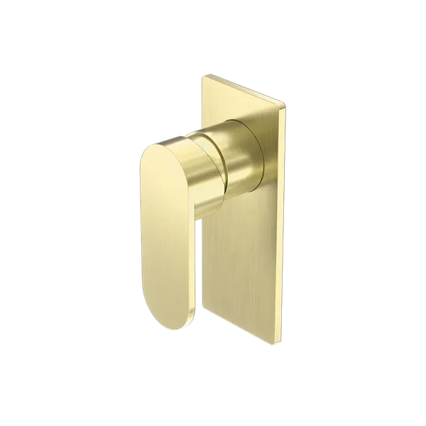 SM04 Nero Shower/Bath Mixer (Rectangle Backplate) - Various Colours