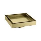 Low Profile Square Tile Insert Shower Floor Waste 133x133mm - Various Colours