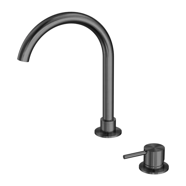 Nero Tapware BM29 Mecca Hob Mounted Basin / Bath / Kitchen / Laundry Mixer Curved Swivel Spout - Various Colours