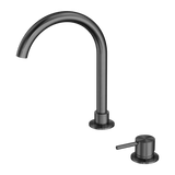 BM29 Mecca Hob Mounted Basin / Bath / Kitchen / Laundry Mixer Curved Swivel Spout - Various Colours