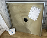 900x900mm Centre Waste Outlet Tile Over Shower Tray - Floor Display Clearance