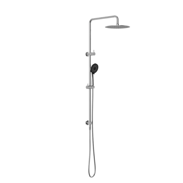 Nero Project Round Dual Shower Rail - Various Colours