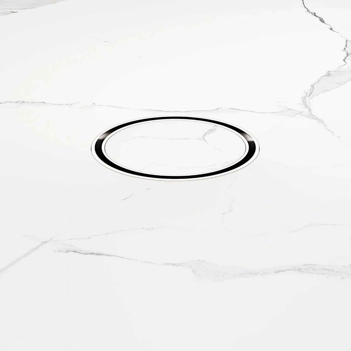 Round Tile Insert Shower Floor Waste 100x100mm - Various Colours