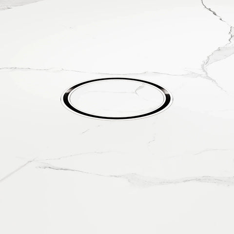 Round Tile Insert Shower Floor Waste 100x100mm - Various Colours