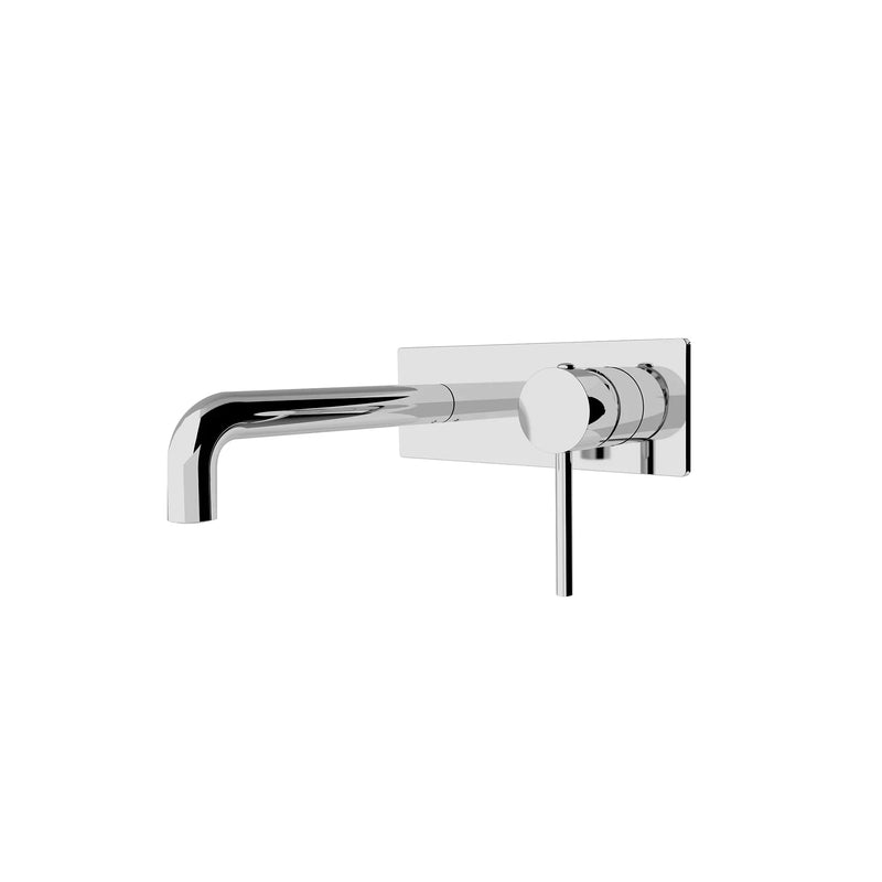Nero Tapware WBM08 Dolce Round Wall Basin/Bath Mixer Set with Spout - Various Colours