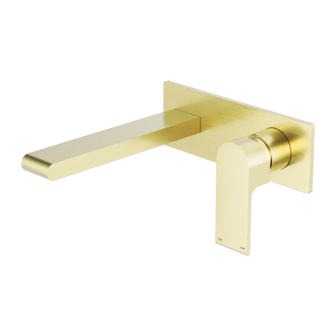 Nero Tapware WBM27 Bianca Wall Basin/Bath Mixer Set with 187mm Reach Spout - Various Colours