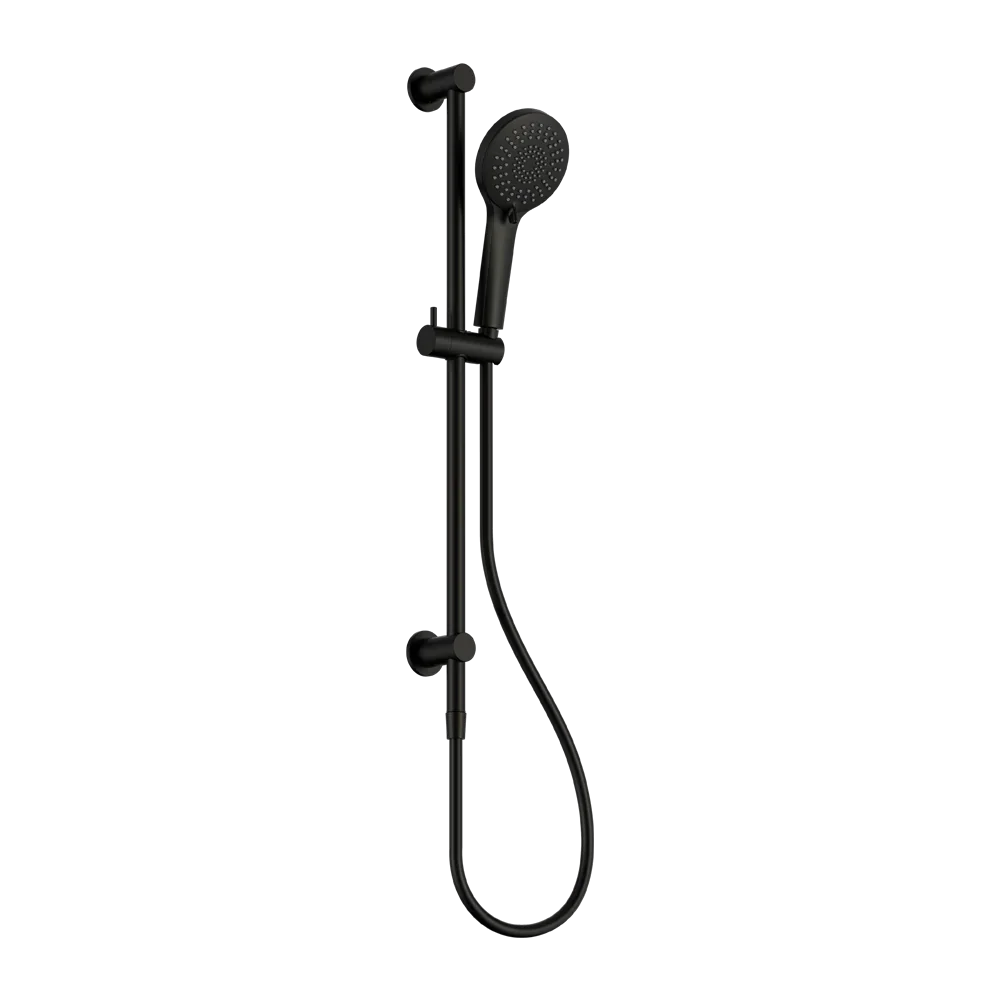 Nero Rail Shower with Built-in Elbow - Various Colours (Top Water Inlet)