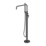 Round Freestanding Bath Mixer/Filler with Hand Shower Set - Various Colours