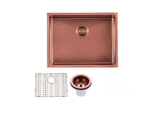 Single Bowl Drop in/Undermount Kitchen Sink  600x450mm - Various Colours