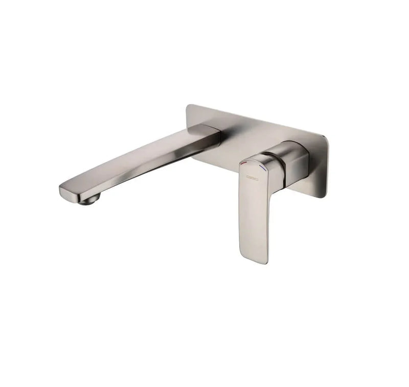 WBM13 Soft Square Wall Basin/Bath Mixer Set With Spout - Various Colours
