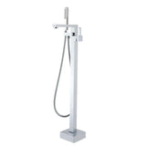 Square Freestanding Bath Mixer/Filler with Hand Shower Set - Various Colours