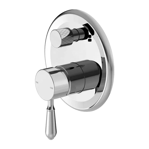 SMD33 Vintage Shower / Bath Mixer with Diverter - Various Handles and Colours (Mix & Match)