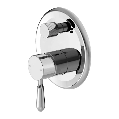 SMD33 Vintage Shower / Bath Mixer with Diverter - Various Handles and Colours (Mix & Match)