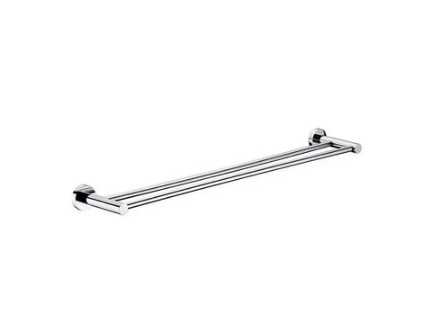Round Double Towel Rail 600 / 750 / 800 / 900mm - Various Colours