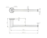 ASL Chrome Round Towel Holder