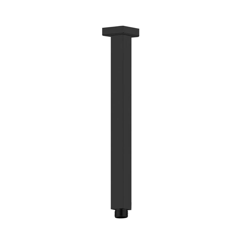 Nero Square Shower Dropper / Ceiling Arm 300mm Long - Various Colours
