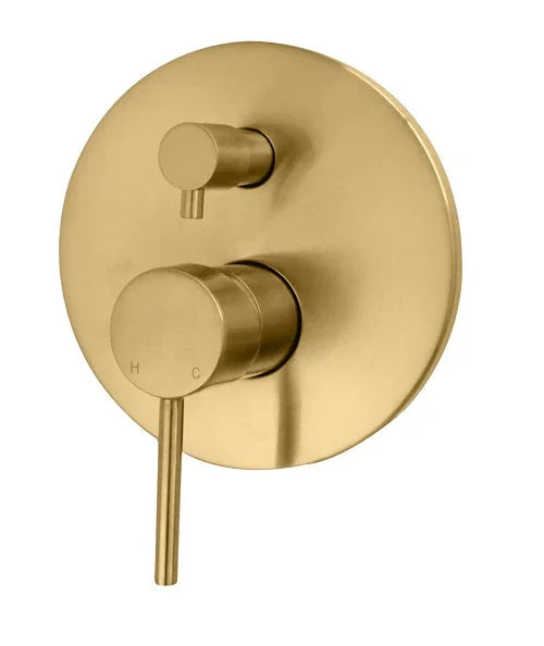 SMD39 Round Shower / Bath Mixer with Diverter - Various Colours