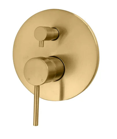 SMD39 Round Shower / Bath Mixer with Diverter - Various Colours